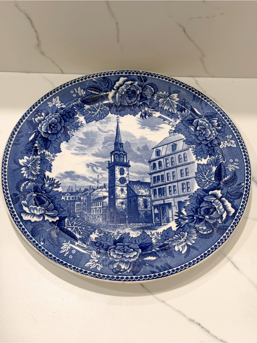 Wedgwood 9” Collectible Plate Old South Church
